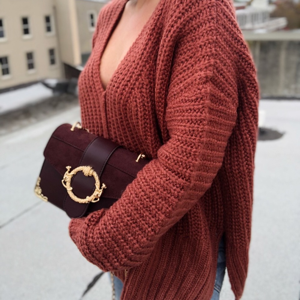 🆕Ellie Brown & Gold Ornate Detailed Crossbody Bag - Picture 8 of 8